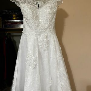 NWT tea length wedding dress